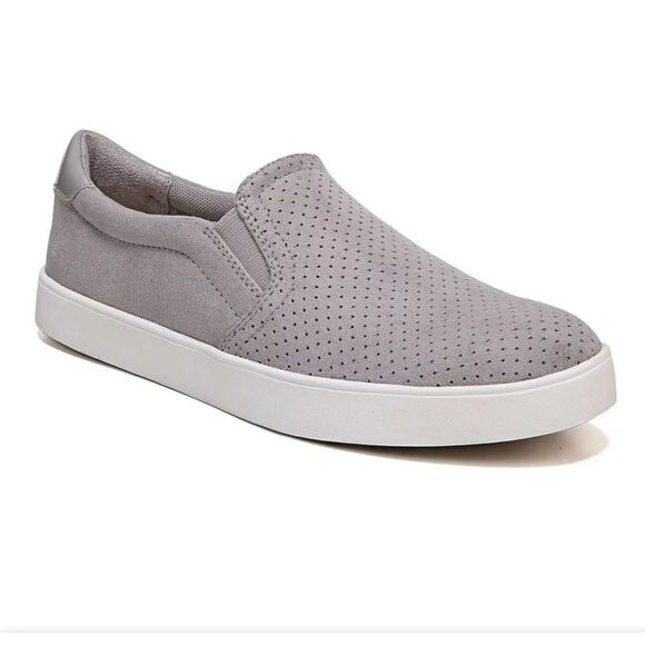Dr. Scholl's Madison Grey Slip On Cloud Sneakers | 9 - Picture 1 of 7